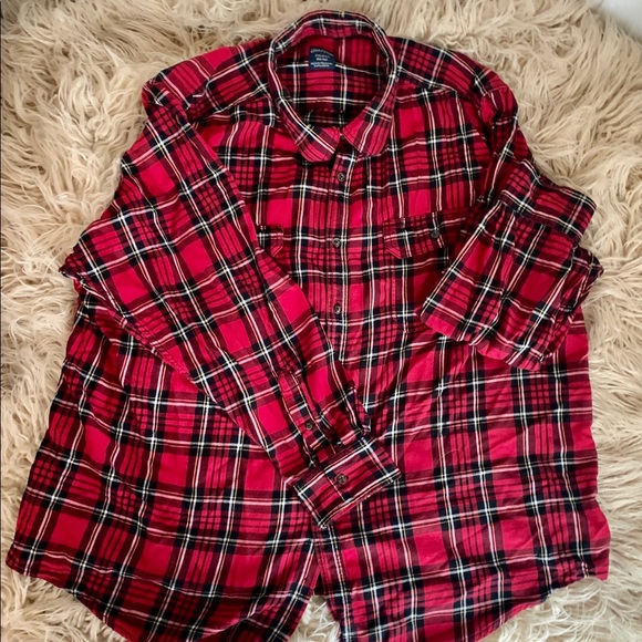 Faded Glory Tops - PLAID 3XL RED FLANNEL